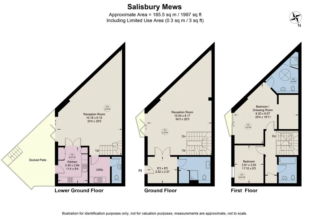 Floorplan for Salisbury Mews, London, SW6