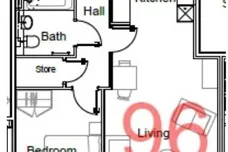 803 Armstrong House, Fletton Quays, Peterborough floorplan 1 out of 1