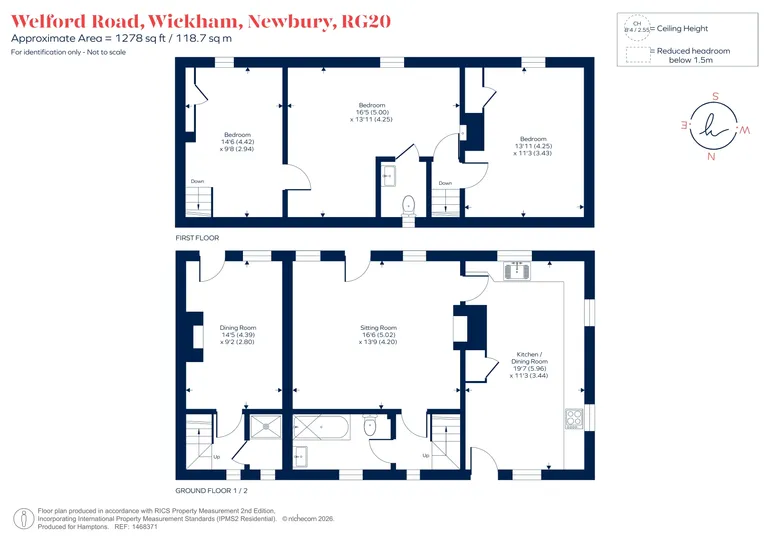 Floorplan 1 for Welford Road, Newbury, RG20