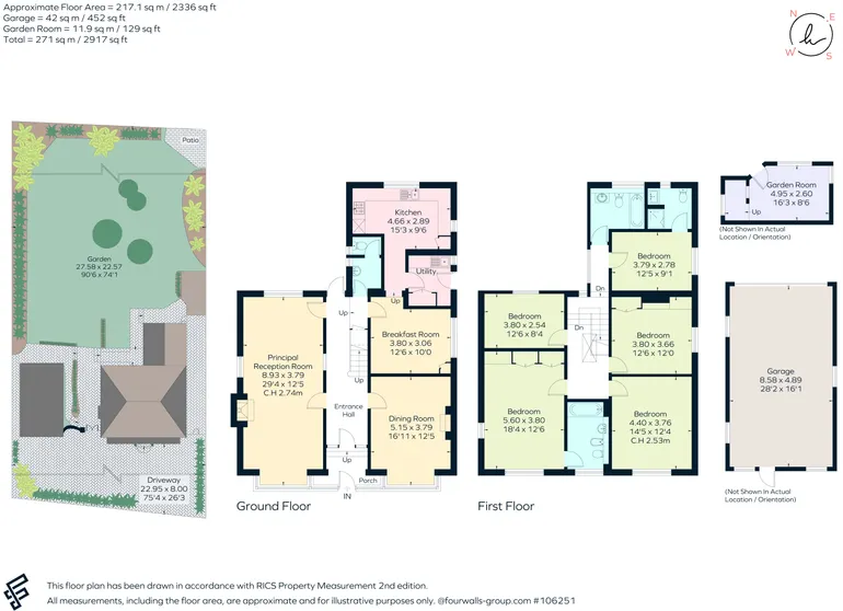 Floorplan 1 for California Lane, Bushey Heath, WD23