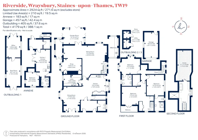 Floorplan 1 for Riverside, Staines-Upon-Thames, TW19