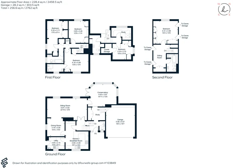 Floorplan 1 for Broad Ha'Penny Wrecclesham GU10