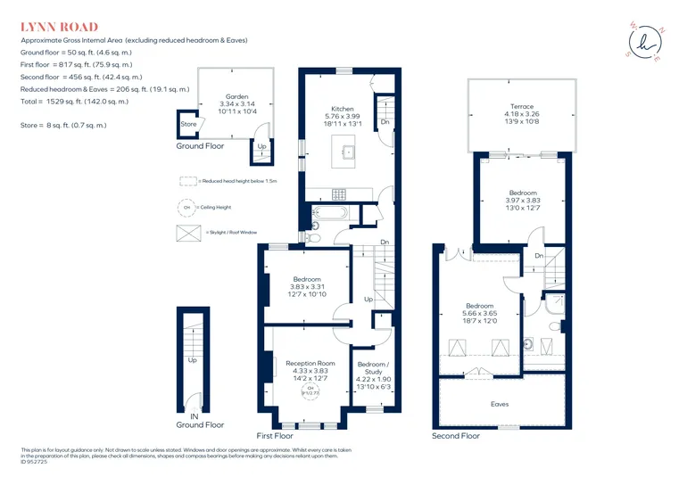 Floorplan 1 for Lynn Road London SW12
