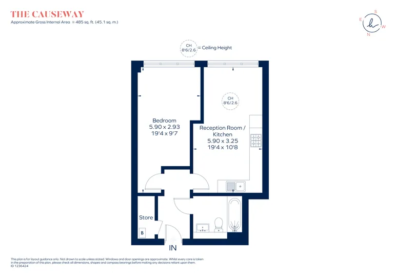 Floorplan 1 for 1 Lakeside Close Staines-upon-thames TW18