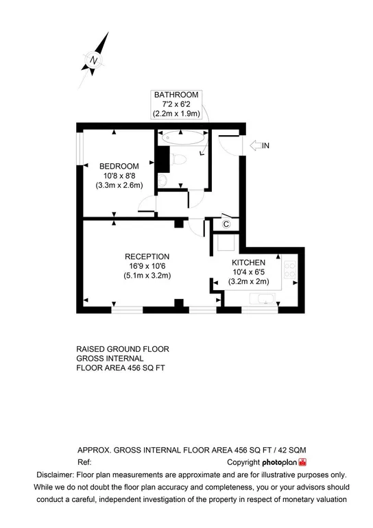 Floorplan 1 for Pembroke Road London N8