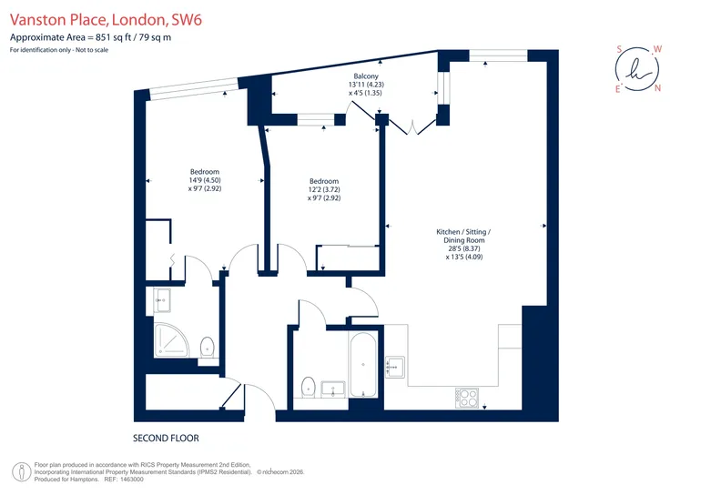 Floorplan 1 for Vanston Place London SW6