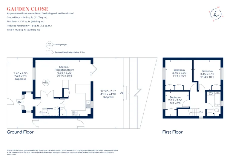 Floorplan 1 for Gauden Close London SW4