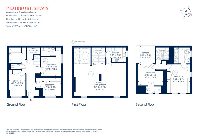 Floorplan 1 for Pembroke Mews Kensington W8