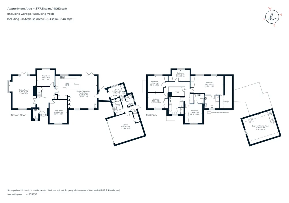 Floorplan for Woodcote End, Epsom, KT18