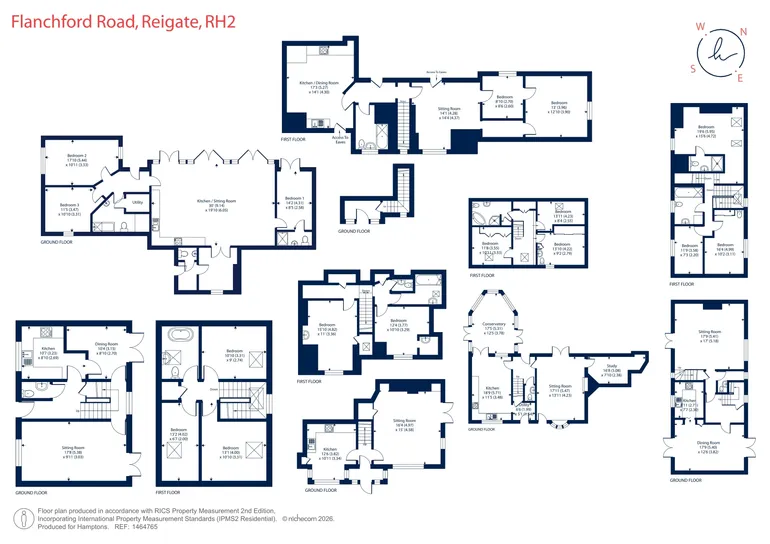 Floorplan 1 for Flanchford Road, Reigate, RH2