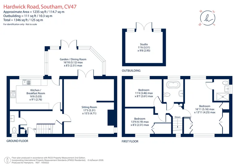 Floorplan 1 for Hardwick Road, Priors Marston, CV47