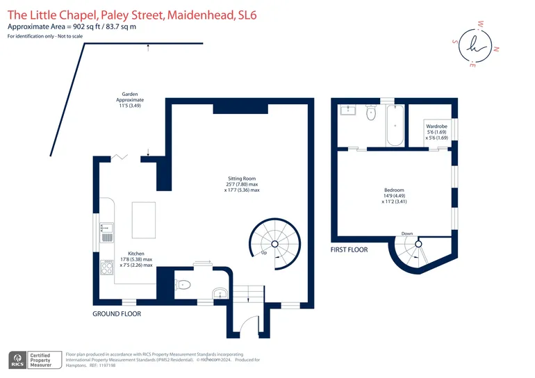 Floorplan 1 for Paley Street, Maidenhead, SL6