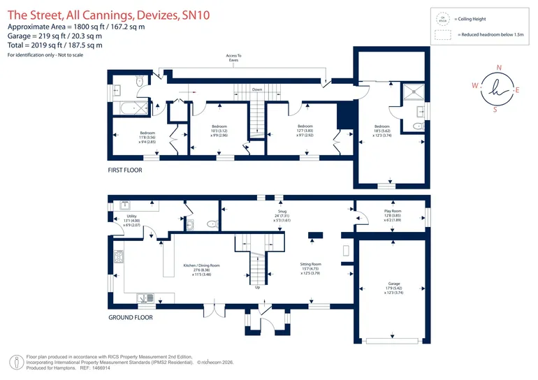 Floorplan 1 for The Street, All Cannings, SN10