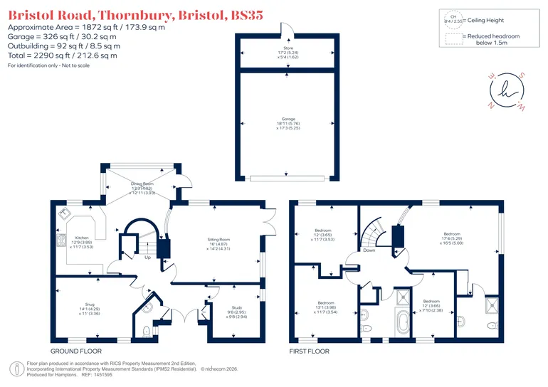Floorplan 1 for Bristol Road, Thornbury, BS35