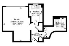 Charterhouse Square, BARBICAN floorplan 1 out of 1