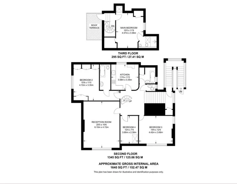 Floorplan 1 for Maresfield Gardens Hampstead NW3