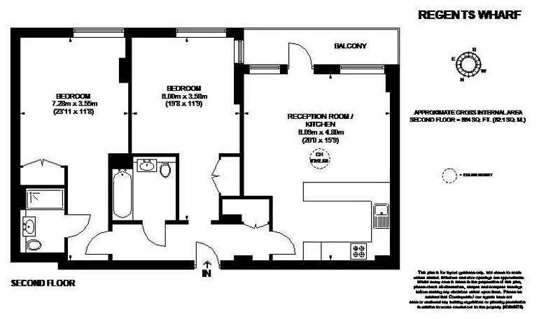 Floorplan 1 for Camley Street London N1C