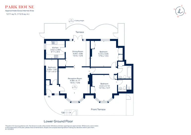 Floorplan 1 for Richmond Hill Richmond TW10