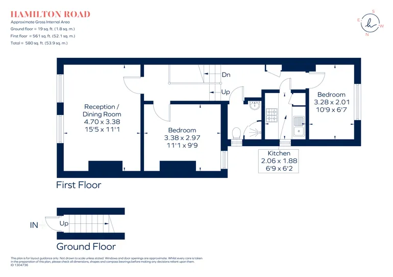 Floorplan 1 for Hamilton Road London SW19