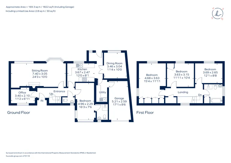 Floorplan 1 for Walkwood Rise Beaconsfield HP9