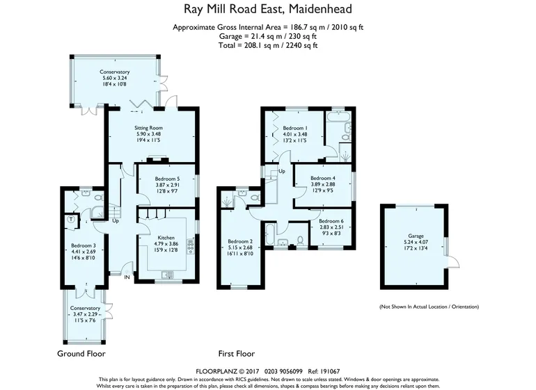 Floorplan 1 for Ray Mill Road East Maidenhead SL6
