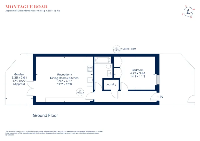 Floorplan 1 for Montague Road London SW19