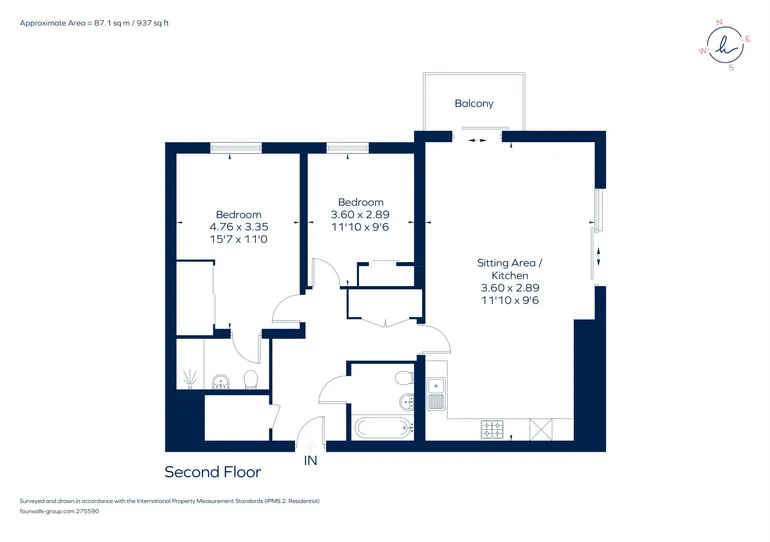 Floorplan 1 for Eden Road Dunton Green TN14