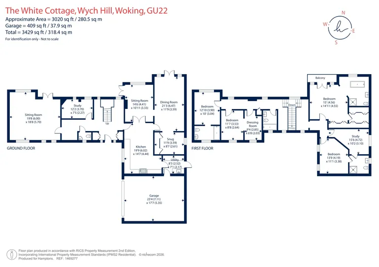 Floorplan 1 for Wych Hill Woking GU22