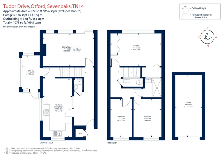 Floorplan 1 for Tudor Drive Otford TN14