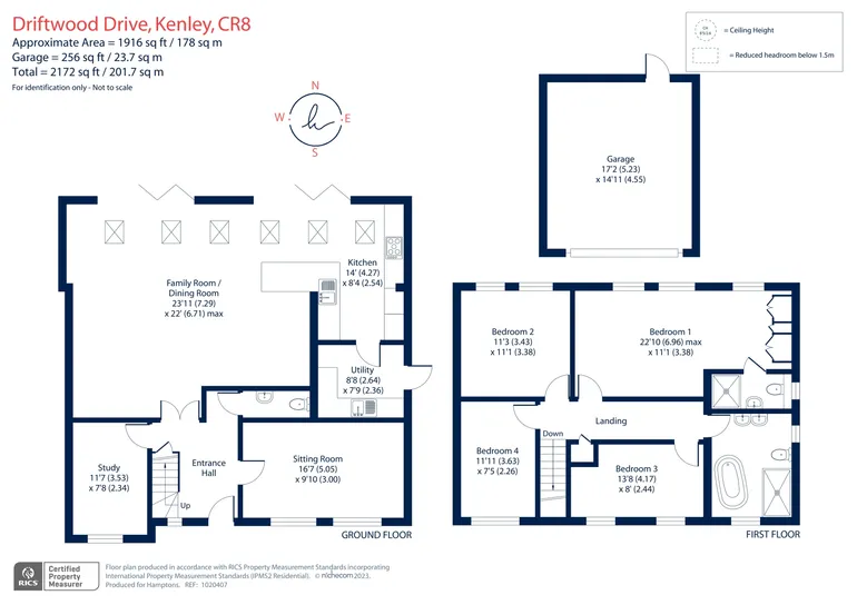 Floorplan 1 for Driftwood Drive Kenley CR8