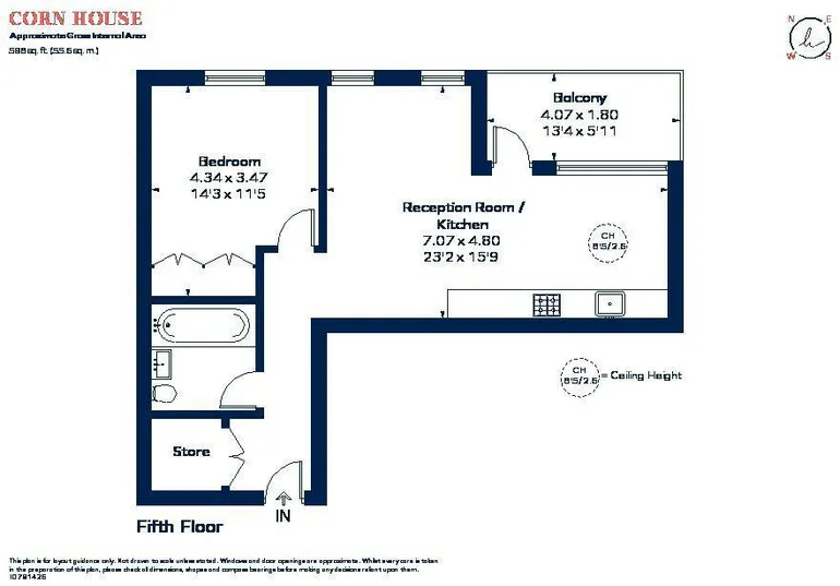 Floorplan 1 for Marshgate Lane, E15