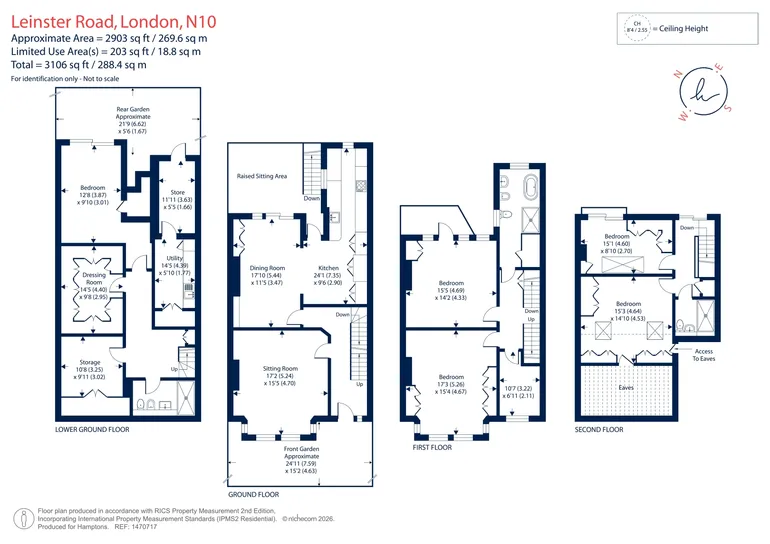 Floorplan 1 for Leinster Road London N10