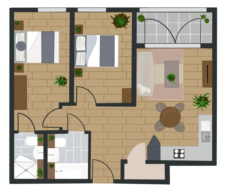 Floorplan 1 for Enclave: Birmingham City, 149 Hurst St Birmingham B5