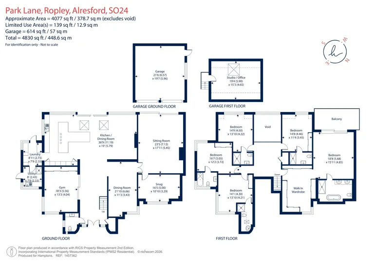 Floorplan 1 for Park Lane, Ropley, SO24
