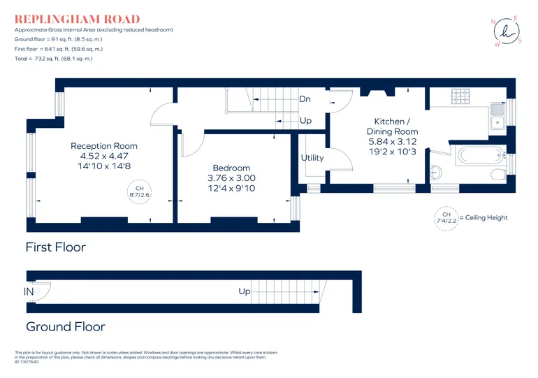Floorplan 1 for Replingham Road London SW18