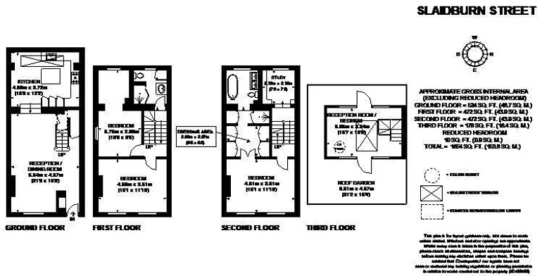 Floorplan 1 for Slaidburn Street, SW10