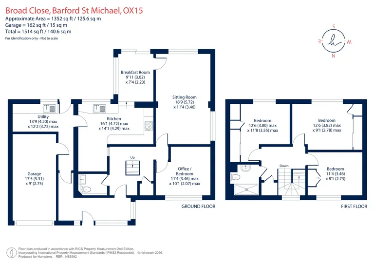 Floorplan 1 for Broad Close, Barford St Michael, OX15
