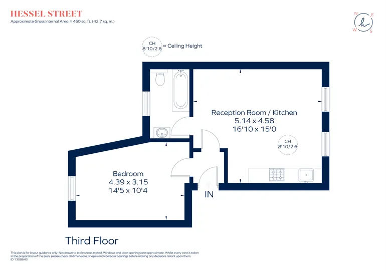 Floorplan 1 for Hessel Street London E1