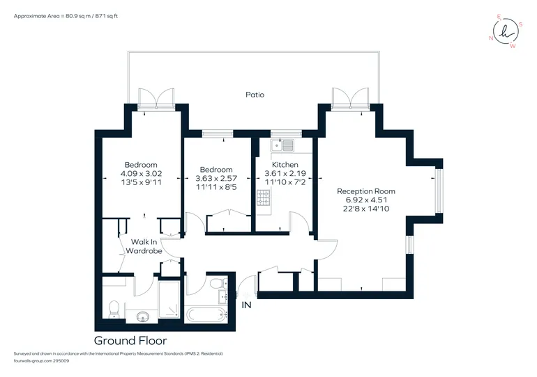 Floorplan 1 for Brompton Park Crescent London SW6