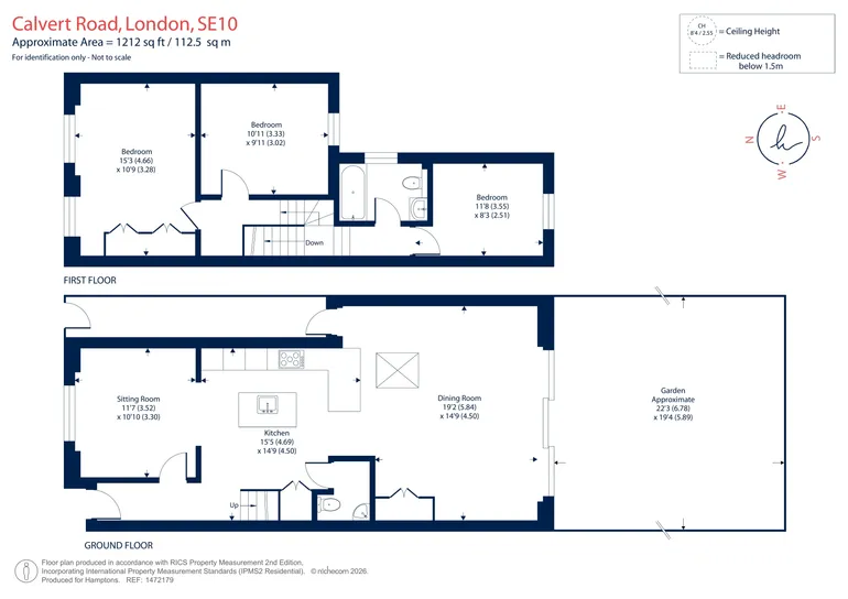 Floorplan 1 for Calvert Road London SE10