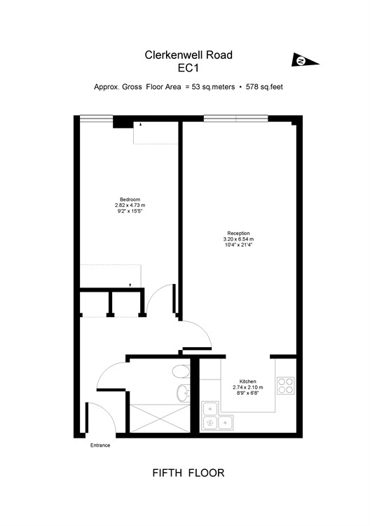 Clerkenwell Road, Clerkenwell, London, EC1M floorplan