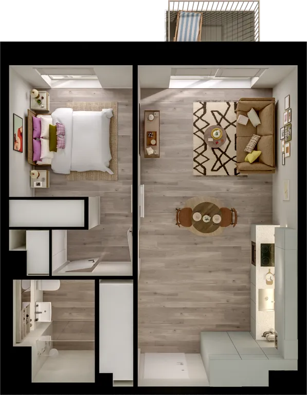 Floorplan 1 for Momento Staines, 28 Mill Mead Staines-upon-thames TW18