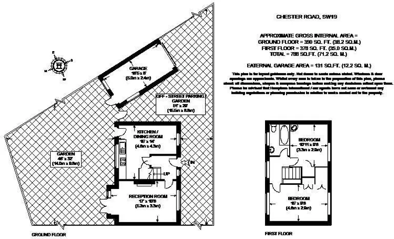 Floorplan 1 for Chester Road, SW19