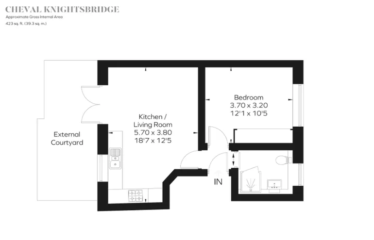 Floorplan 1 for Cheval Place London SW7