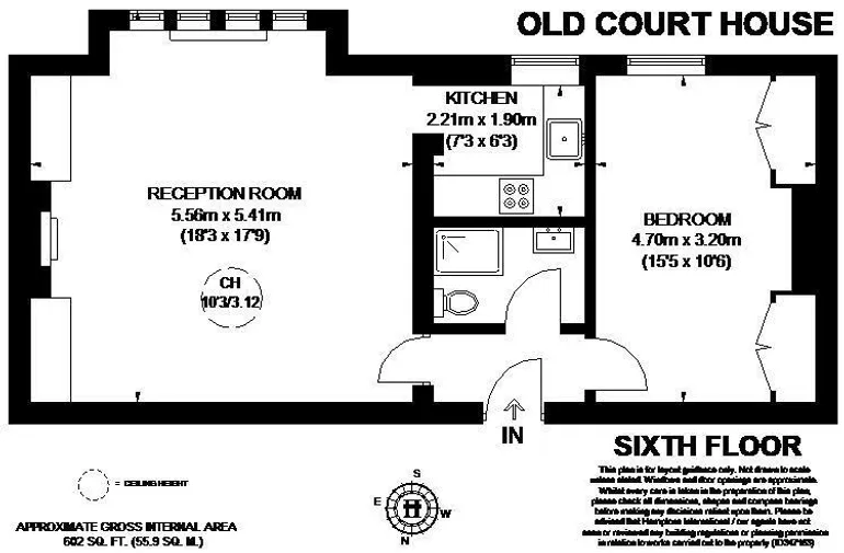 Floorplan 1 for Old Court Place Kensington W8