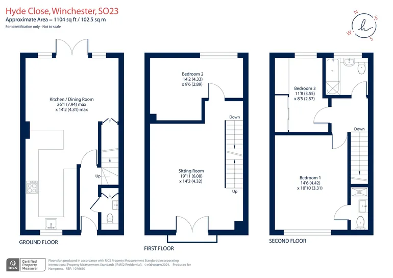 Floorplan 1 for Hyde Close Winchester SO23