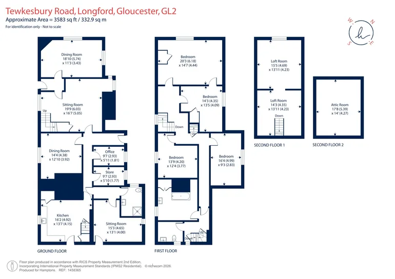 Floorplan 1 for Tewkesbury Road Gloucester GL2