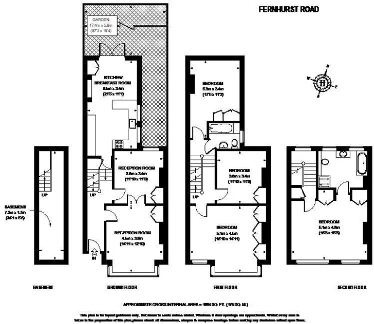Floorplan 1 for Fernhurst Road London SW6