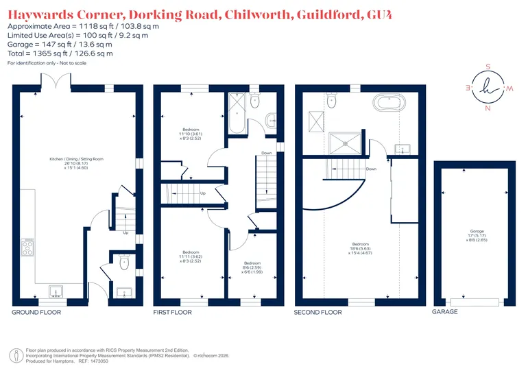 Floorplan 1 for Dorking Road, Chilworth, GU4