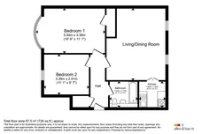 Curtis Avenue, Glasgow floorplan 1 out of 1